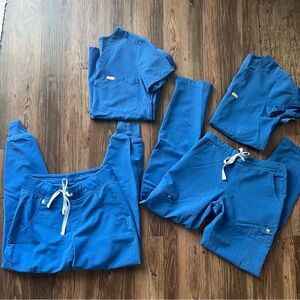 2 Sets Figs Royal Blue Scrubs